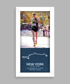 Quadro Slim Photo - moldura branco