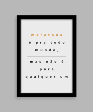 Maratona é...