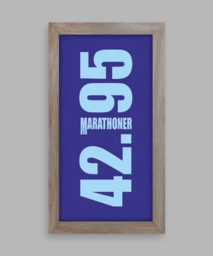 imagem do quadro Temático slim - "Marathoner"