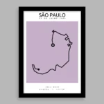 imagem ilustrativa do quadro Basic White Border - borda preta