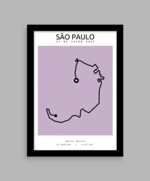 imagem ilustrativa do quadro Basic White Border - borda preta