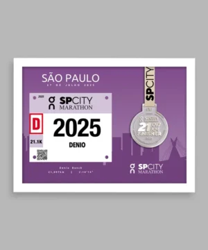 imagem ilustrativa do quadro Bib Number Basic - borda branca