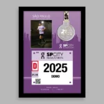 imagem ilustrativa do quadro Bib Number Photo - borda preta
