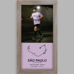 imagem ilustrativa do quadro Slim Photo - borda madeira
