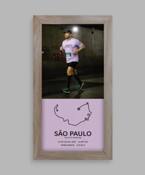 imagem ilustrativa do quadro Slim Photo - borda madeira