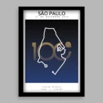 imagem ilustrativa do quadro Basic White Border Mini - borda preta