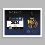 imagem ilustrativa do quadro Bib Number Basic - borda branca