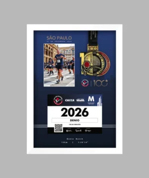 imagem ilustrativa do quadro Bib Number Photo - borda branca