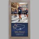 imagem ilustrativa do quadro Slim Photo - borda madeira