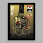 imagem ilustrativa do quadro Small retangular - borda preta