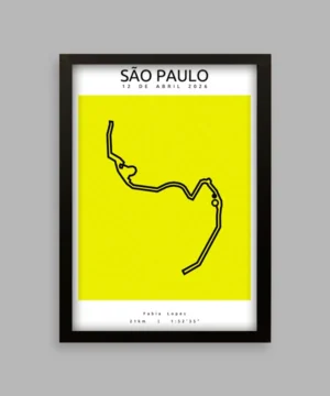 imagem ilustrativa do quadro Basic White - borda preta