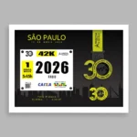 imagem ilustrativa do quadro Bib Number Brasic - borda branca