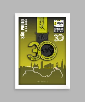 imagem ilustrativa do quadro Small G - borda branca