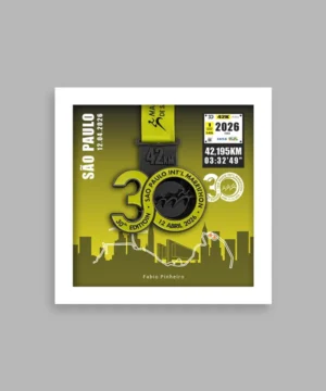 imagem ilustrativa do quadro Small P - borda branca