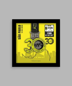 imagem ilustrativa do quadro Small P - borda preta