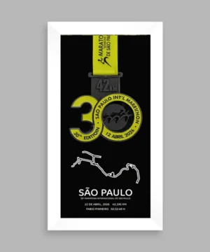 imagem ilustrativa do quadro Slim Medals - borda branca