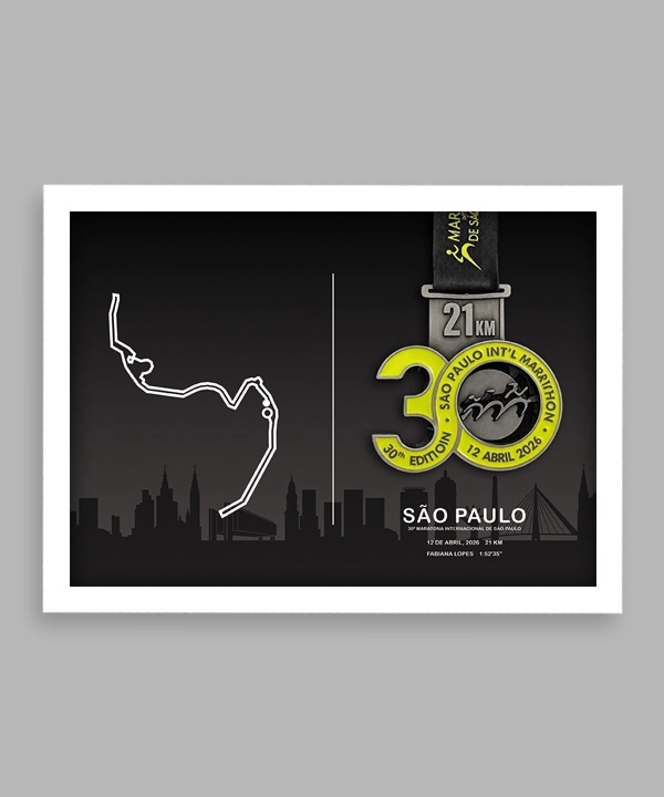imagem ilustrativa do quadro Basic Medals - borda branca
