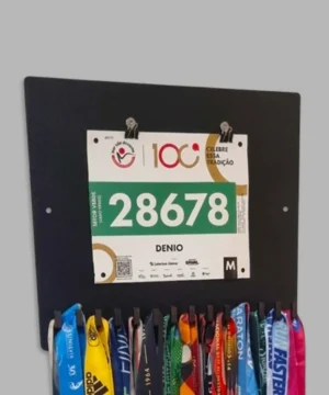 foto do Mini porta medalhas Black