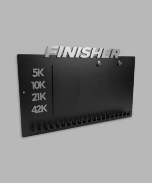 foto do porta medalhas Black Finisher
