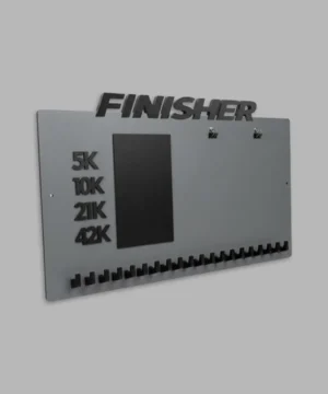 foto do porta medalhas Grey Finisher